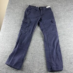 Tyndale FR Cargo Pants Mens 32x32 Blue Flame Resistant Workwear Canvas USA